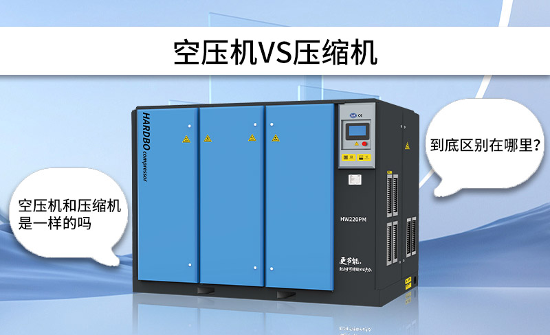 空壓機和壓縮機一樣嗎?到底區別在哪里?